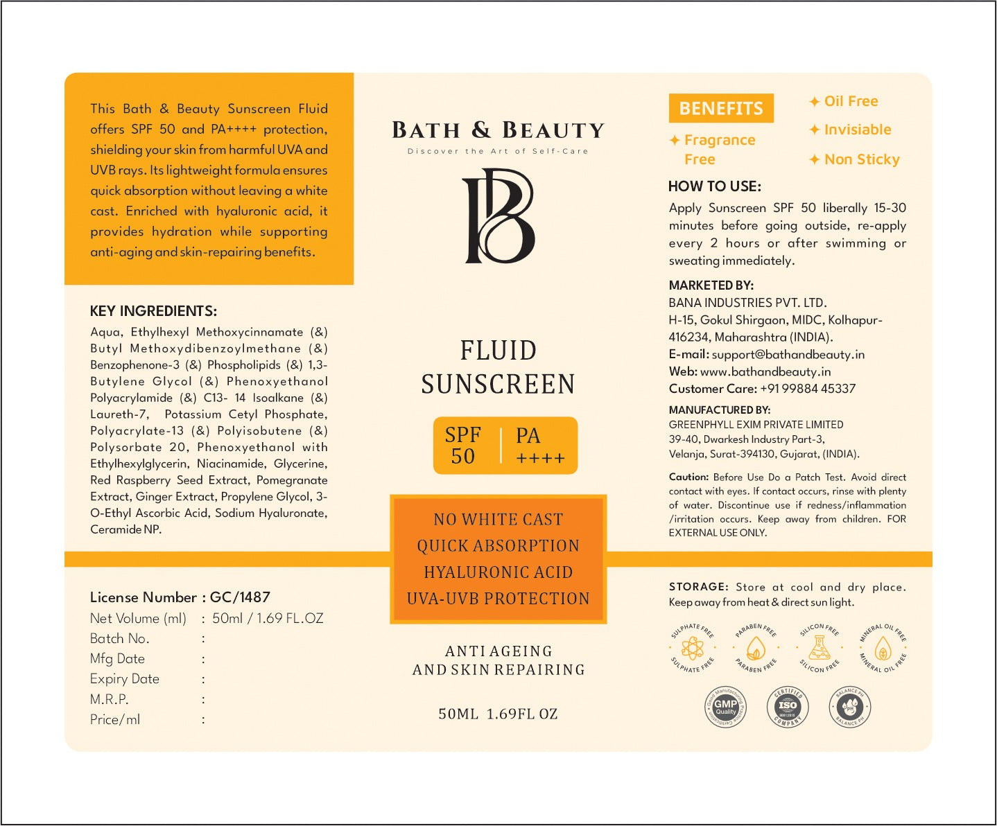 Sunscreen Fluid