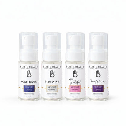 Body Mist Discovery Set | Unisex | 50ml x 4