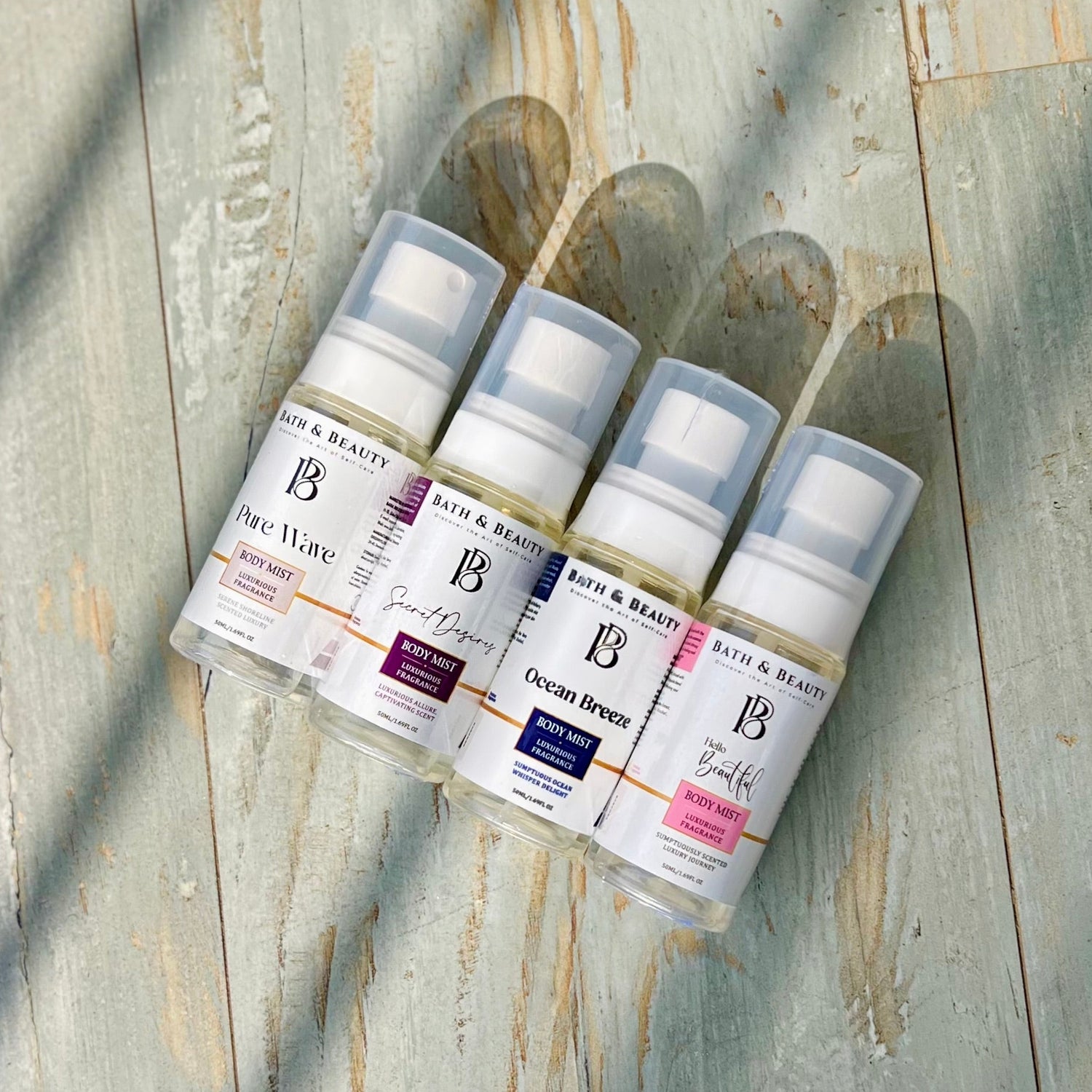 Body Mist Discovery Set: 50ml x 4